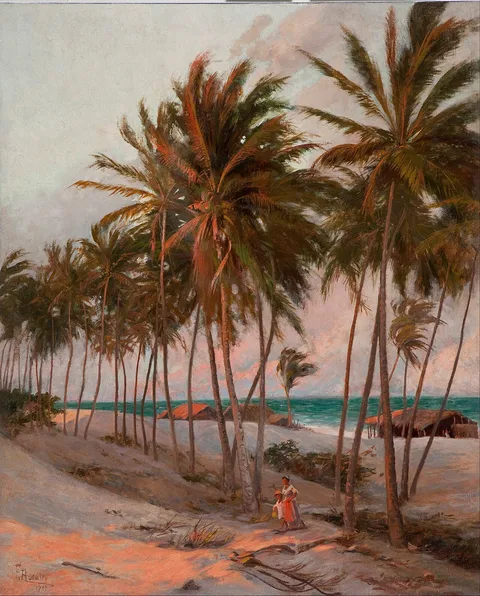 Aurélio de Figueiredo, Beach in Fortaleza