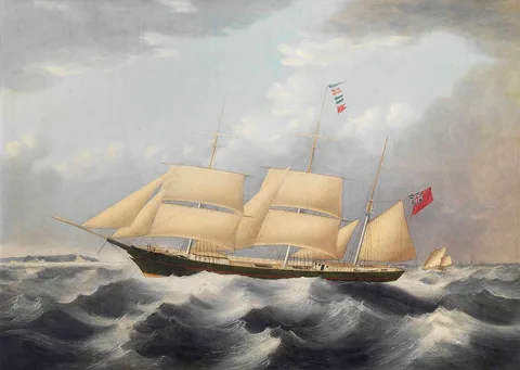 John O'Brien, “Scotia” Obed Cary Commander. off the Lizard