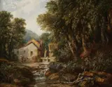 Henry Harris Lines, A Mill at Rowsley, Derbyshire