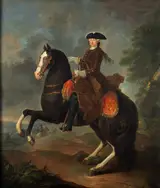 Francesco Liani, Equestrian Portrait of Maria Amalia of Saxony
