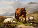 Daniël-Adolphe Roberts-Jones, Sheep and Bull