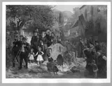 Otto Edmund Günther, Wedding procession in a village