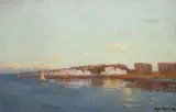 William James Laidlay, On the Nile at Luxor, Egypt