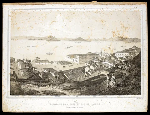 Charles Fichot, Panorama da cidade de Rio de Janeiro