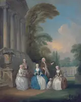 Josef Frans Nollekens, Portrait of a Family