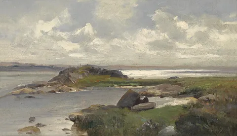 Richard Eschke, A Summer’s Day by the Sea