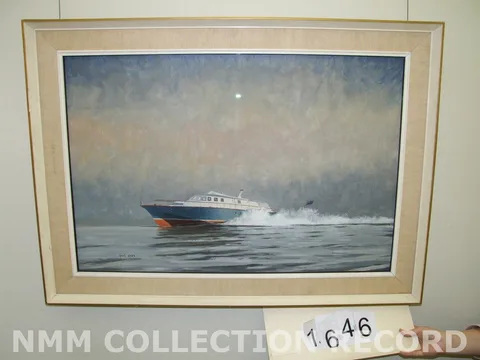 David Cobb, The yacht 'Mercury'