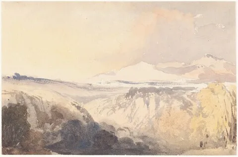 John Gendall, Landscape with a Distant Mountain Range