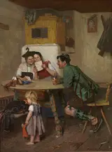 Theodor Kleehaas, Family read a Letter