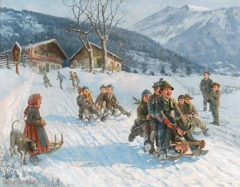 Theodor Kleehaas, Exciting Toboggan Ride