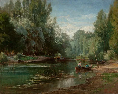 Wilhelm Riedel, On the River