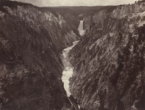 Frank Jay Haynes, Grand Canyon of the Yellowstone and Falls