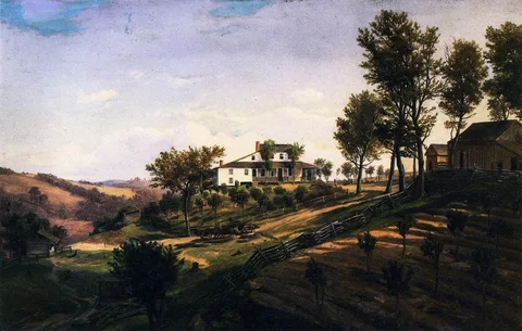 Hermann Lungkwitz, Hubbard Farm of Dana on Chapline Hill