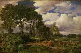 John Joseph Cotman, Road on the Trowse Meadows, Norfolk
