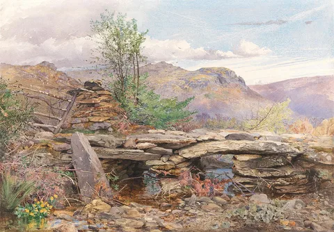 Thomas Collier, Pentre Ddu Bridge, North Wales