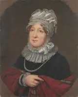 August von der Embde, Portrait of Wilhelmine Caroline von Hessen-Kassel