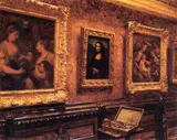 Louis Béroud, Mona Lisa at the Louvre
