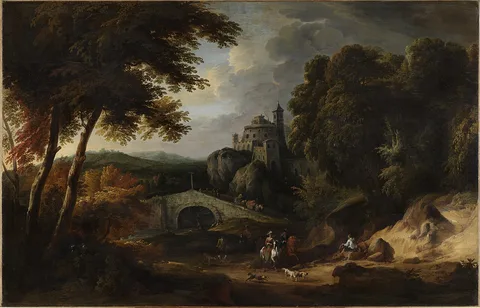 Jasper Broers, Landscape with bridge
