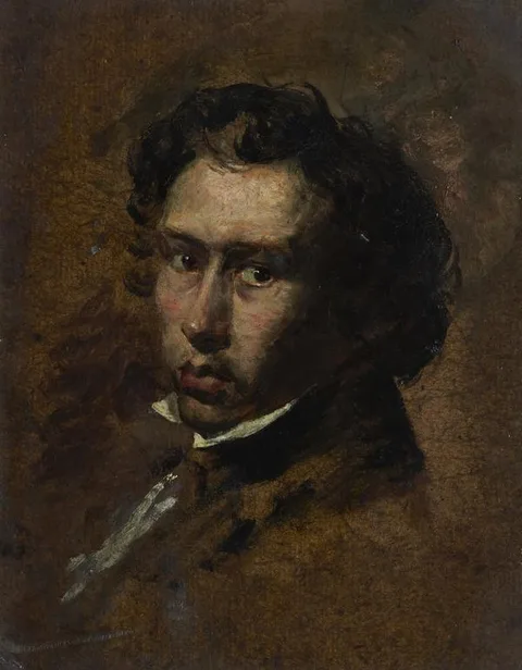 James Eckford Lauder, James Eckford Lauder, 1811 - 1869. Artist (Self-portrait)