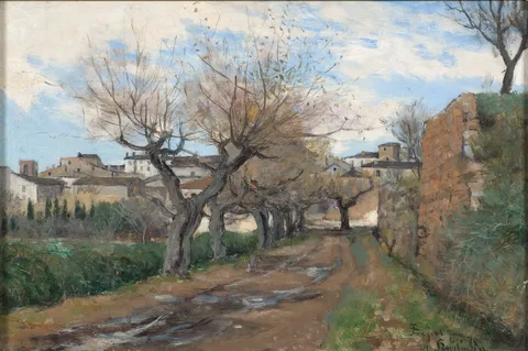 Axel Lindman, A Street in Fréjus