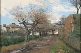 Axel Lindman, A Street in Fréjus