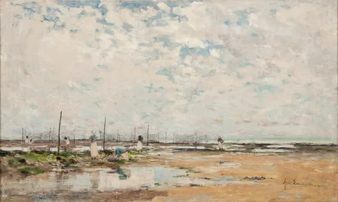 Axel Lindman, The Beach at Villerville, Normandy