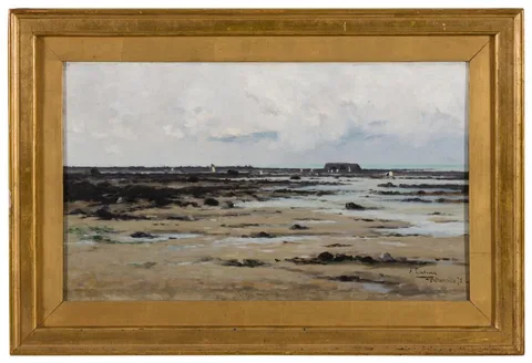 Axel Lindman, Landscape, Villerville