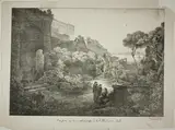 Claude Thienon, View From the Second Terrace of the Villa d'est at Tivoli