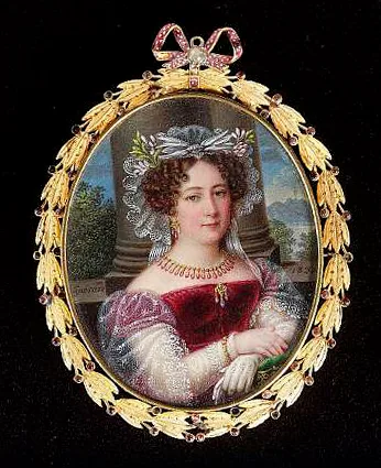 Bernhard von Guérard, Maria Isabella of Spain (1789-1848)