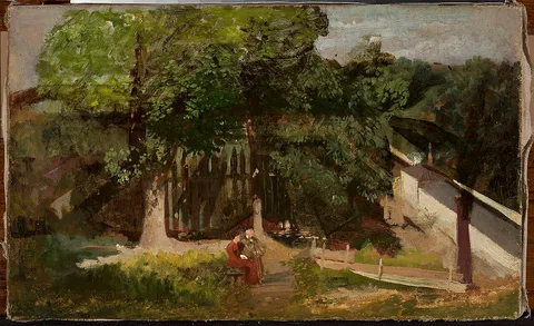 Julian Maszyński, Garden fragment