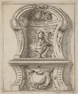 Carlo Antonio Buffagnotti, Architectural Motif with a Bust
