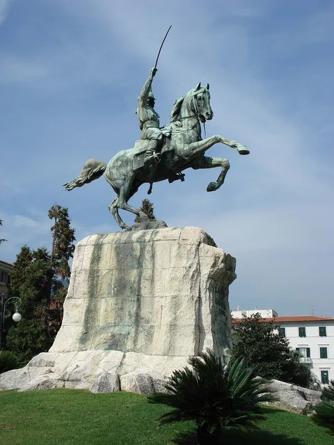 Antonio Garella, equestrian monument to Giuseppe Garibaldi