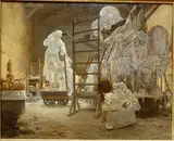 Alphonse Gaudefroy, The Studio of Jules Dalou