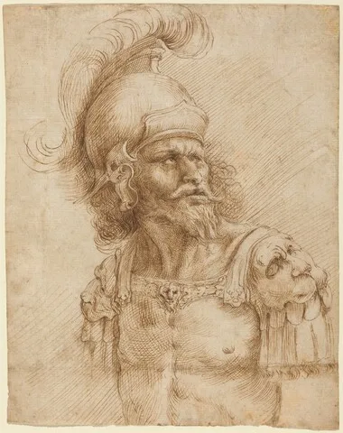 Domenico Peruzzini, A Helmeted Soldier