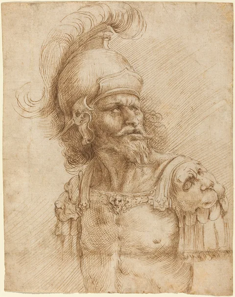 Domenico Peruzzini, A Helmeted Soldier