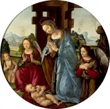 Tommaso Lunetti, Virgin Adoring the Christ Child with St. John the Baptist and Two Angels
