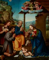 Tommaso Lunetti, Adoration of the Shepherds (Adoration of the Child by Mary, St Joseph and Shepherds)
