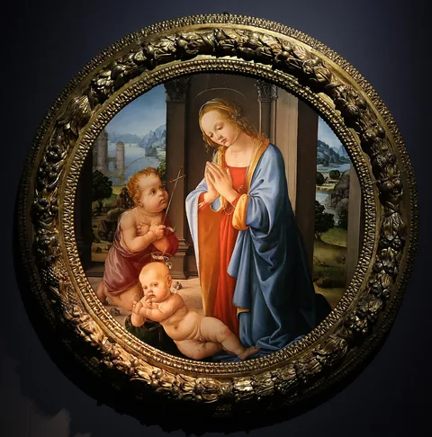 Tommaso Lunetti, Madonna and Child with St. John