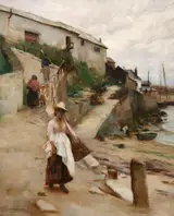 William Banks Fortescue, Old Newlyn Harbour