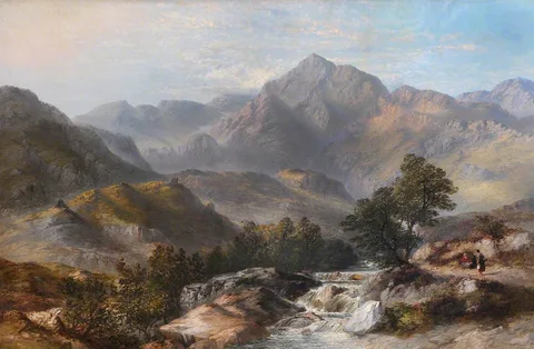 James Poole, Snowdon from Llanberis Pass