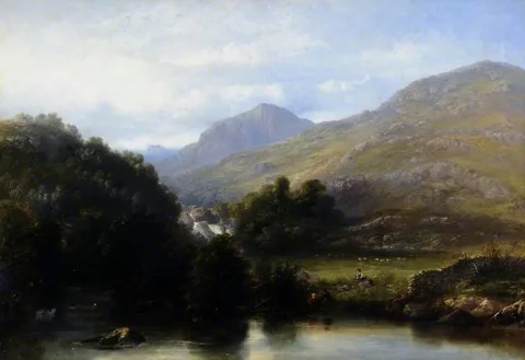 James Poole, View on the River Llugwy