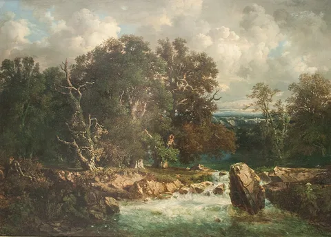 Frans Keelhoff, River Landscape