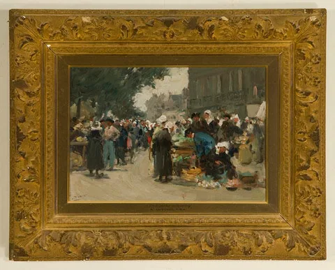 Albert Ludovici, Fruit Market in Brittany