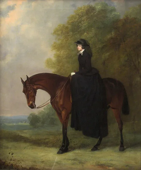 Henry Calvert, Marianne Brocklehurst on Horseback