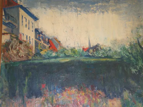 Axel Bentzen, A garden at a house.