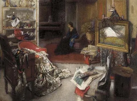 Franz Hohenberger, The Artist's Studio