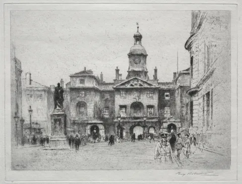 Percy Robertson, Horse Guards, Whitehall