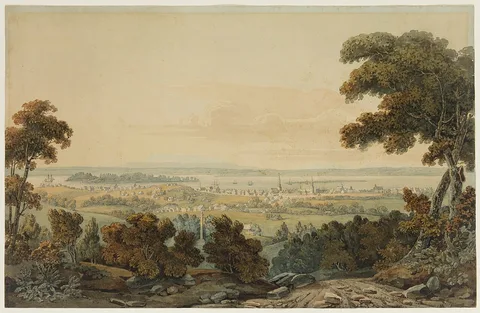 Edward Walsh, Montreal from the Mountain and View of the St. Lawrence River