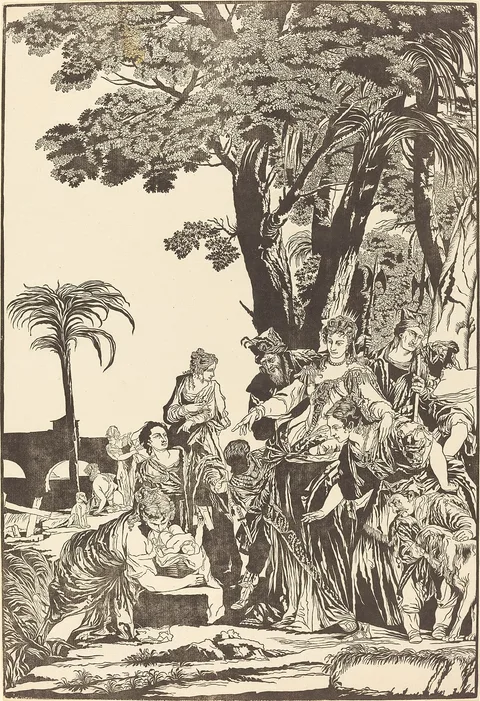 John Baptist Jackson, The Finding of Moses