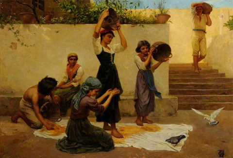 Howard Goodall, Capri Girls Winnowing Corn